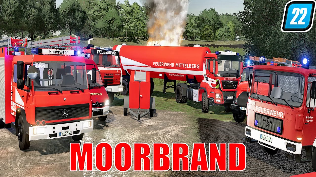 LS22 - GTLF 90.000 zu Moorbrand: Großeinsatz für die Feuerwehr!