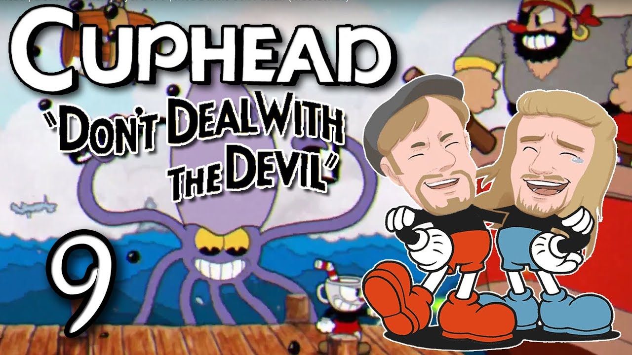 Kapten skägg! | Cuphead på svenska Multiplayer Del 9 | Med Danne och Pattan (Mustachtic)