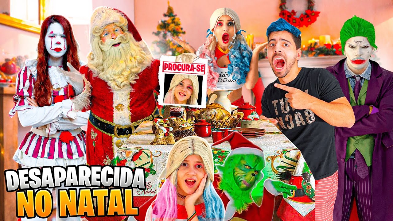 A FILHA DA ARLEQUINA DESAPARECEU NO NATAL!! VÍDEO ESPECIAL DE NATAL DE 1 HORA!!