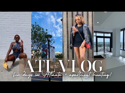 ATL VLOG | MOVING TO ATLANTA?! HIGH RISE LUXURY APARTMENT TOURS - MIDTOWN | Nyla Imani