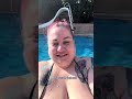 Just a girl and the sun #plussize #bbw #swimming #bikini #summer