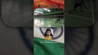 Badminton Singles Drill To Actually Increase Your Speed #badminton #shorts