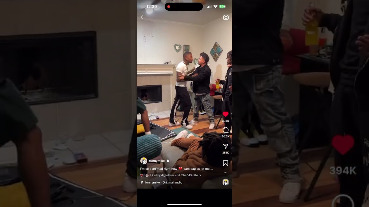 FunnyMike Breaks TV After Chiefs Beat Eagles 🤣🤣🤣