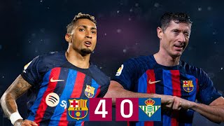 Barça 4-0 Betis Laliga 202223 Md32