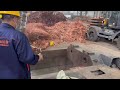 Automatic Copper Wire Compress Baler Machine#recycle #compactor #automatic #copper #copperwire