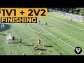1v1  2v2 finishing game  football  soccer drills  thomas vlaminck