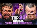 Top 20 Most BRUTAL Flying Knee Knockouts | Crazy MMA & Kickboxing Knockouts