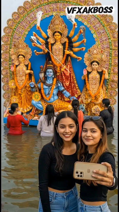 🥹😰 🔱 #maadurga #visarjan2025 #navratri #durgapuja #visarjan #trendingshorts