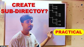 How to Create Sub-Directory Using Command Prompt | mkdir Command Practical in Hindi
