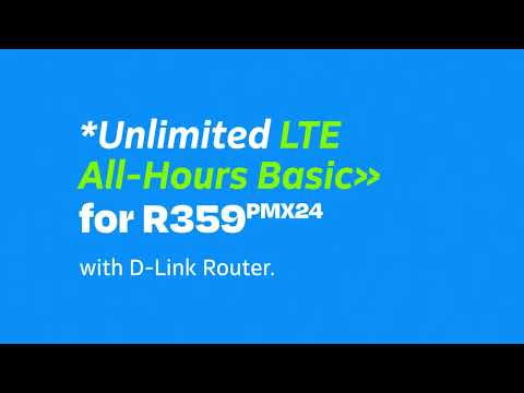 The Big Deal: LTE All-Hours Basic + D-Link Router - video from Telkom