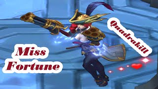 Miss Fortune hight speed Quadra kill league of legends lol