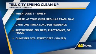 Tell City annual spring clean-up program begins Monday