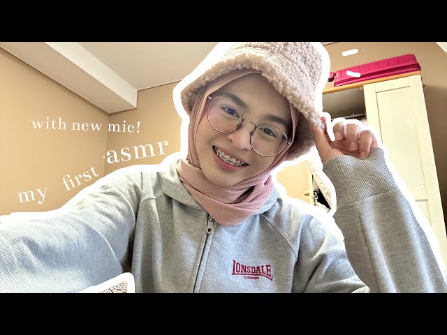 ASMR | my first asmr with my new mic! 🤩 (close-up whispers, video gradually getting darker)