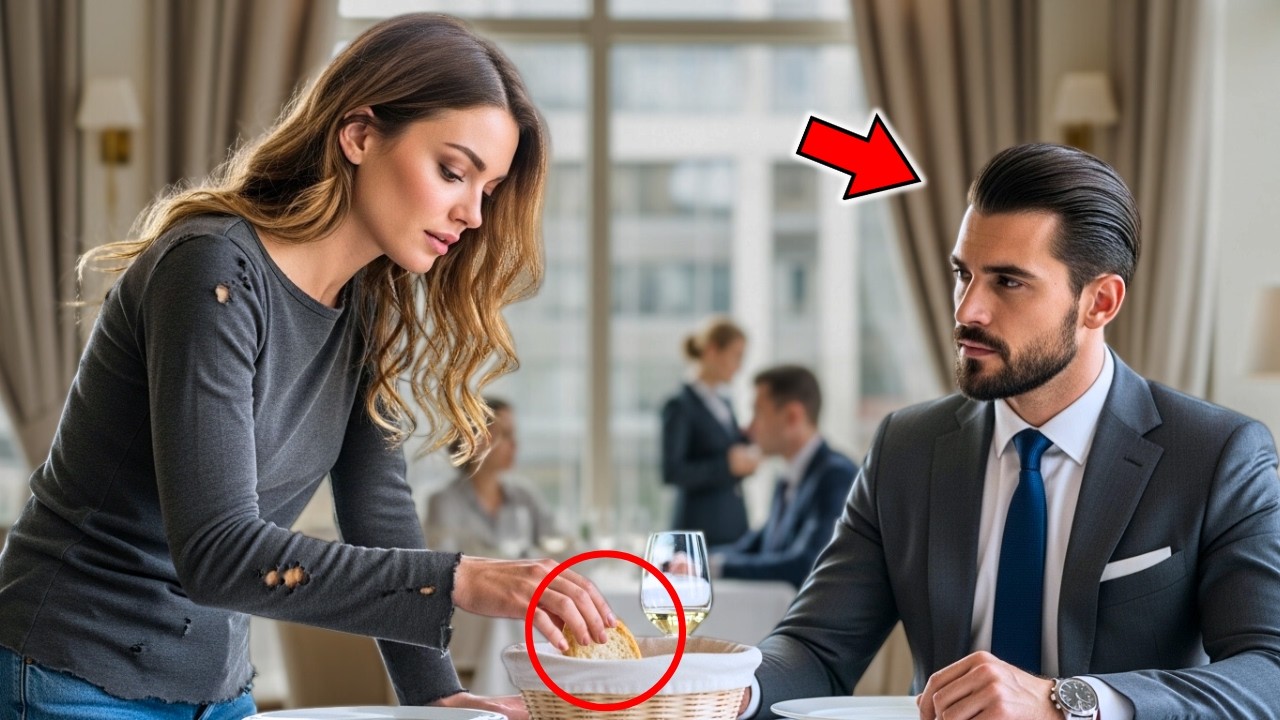 Chciała tylko kawałek chleba… przy stole siedział biznesmen