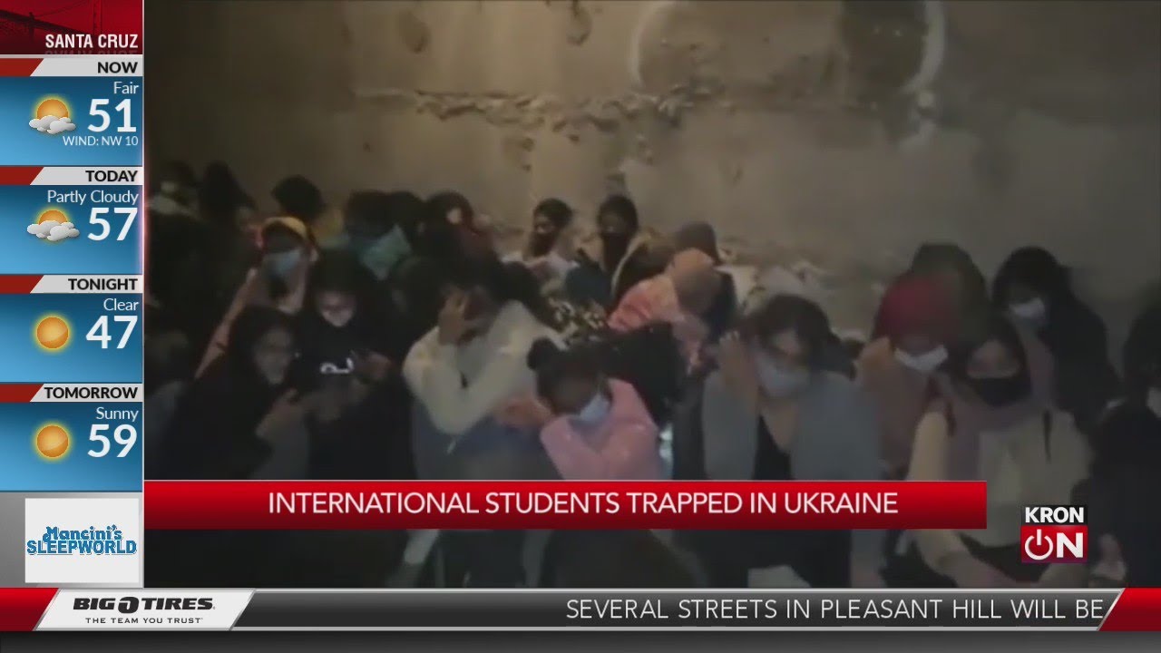 International students trapped in Ukraine
