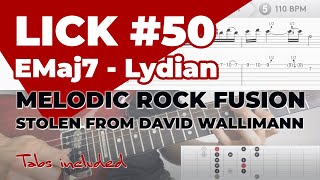 Guitar Lick #50 - EMaj7 - Lydian