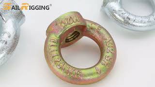 Rigging and Lifting Eye Bolts Manufacturer