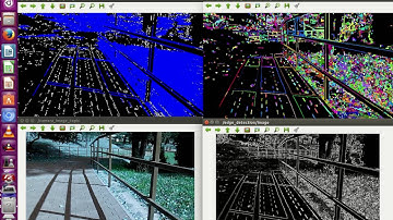 Image identification of pavement - ROS opencv_apps - openCV