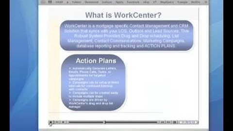 1-1 WorkCenter Overview