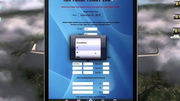 Air Force Flight Log :: Quick Start Tutorial