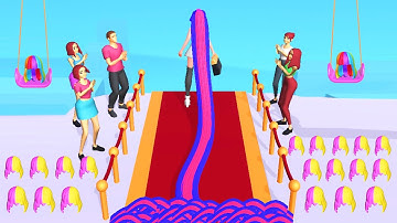 HAIR CHALLENGE game MAX LEVEL 🌈💇‍♀️🔥 Gameplay All Levels Walkthrough iOS Android New Game LvlProMob