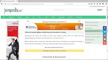 Difference between @Bean and @Component annotations in Spring. | javapedia.net