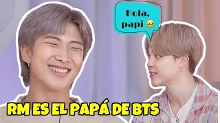 RM siendo el PAPÁ de BTS  ¡Son sus hijos CONSENTIDOS!