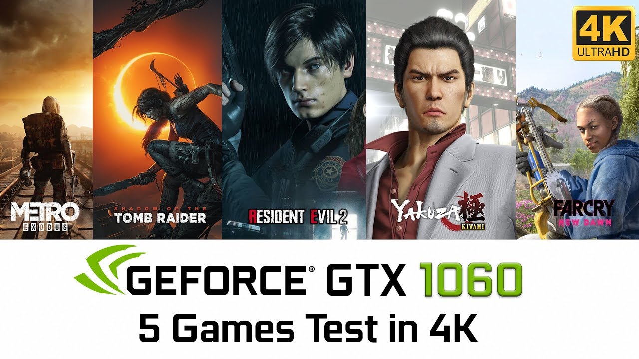 salt Alert fætter GTX 1060 6GB Test 5 Games in 4K (2019) - YouTube