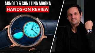 The Best Moon-Phase Watch?! Arnold & Son Luna Magna Red Gold Meteorite Hands-On Review by Wrist Enthusiast 614 views 5 months ago 7 minutes, 24 seconds