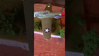 P-40 Warhawk #diorama #ww2 #fypシ #history #planes #military #army #p40