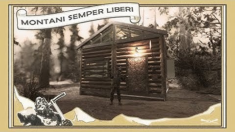 Fallout 76 Tiny Home Challenge - Immersive cabin in the woods.