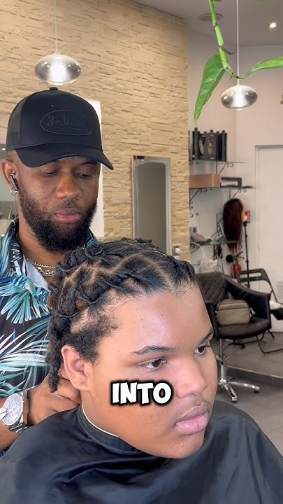  💈 Fresh Braided Fade: From Start to Finish | Clean Fade and Sharp Edge ...