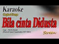 Karaoke Bila cinta didusta - screen - Original