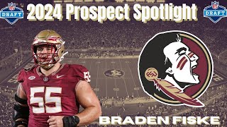 'Braden Fiske Is A BALLER!' | 2024 NFL Draft Prospect Spotlight!