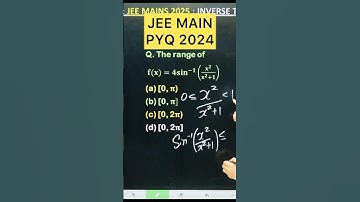 #JEE MAIN PYQ 2024 #jee 2024 #inversetrigonometricfunctionsclass12 #jee 2025