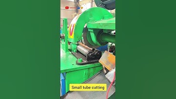 Part 145 Factory Automatic feeding hob pipe cutting machine quickly cuts without burrs.😱