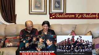 Badluram ka Badan | Story behind the song: Badluram Ka Badan | Assam Regiment Marching Song REACTION