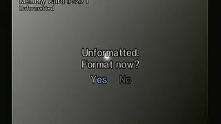 Formatting My New PlayStation 2 Memory Cards on My PlayStation 2