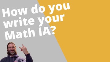 How to format and structure your IB Math IA | IB SL Math AA