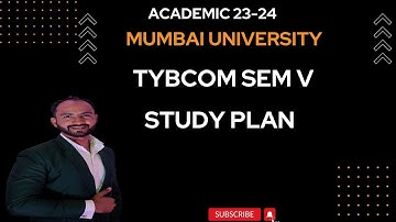 TYBCOM STUDY PLAN |38 DAYS STUDY PLAN |MUMBAI UNIVERSITY | HOW TO SCORE GOOD MARKS |SEM 5 |