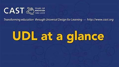 UDL At A Glance