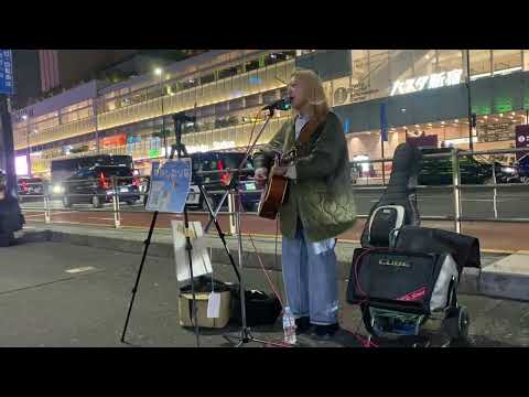 『First Love』宇多田ヒカル/cover やましたりな 新宿路上ライブ 2023.2.4