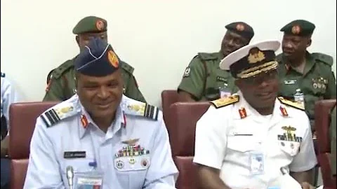 Watch: Senate President Bukola Saraki Meets Service Chiefs