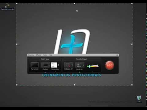 CAMTASIA STUDIO aula 7   Janela de gravação