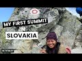 My First ever summit in High Tatras of Slovakia!! Its stunning!