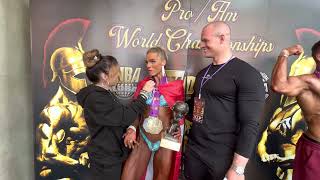 World championships, 2023 featuring athlete from Denmark natural bodybuilding, Globel family ?￼