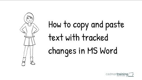 How to copy and paste text with tracked changes