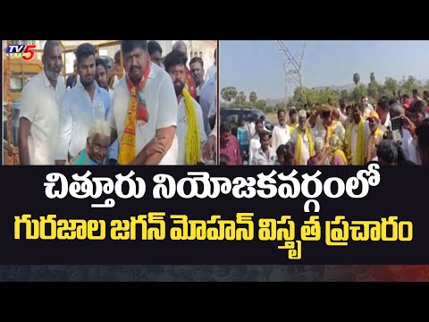 TDP Leader Gurajala Jagan Mohan Election Campagin In Chittoor Constituency | AP Elections | TV5 News - TV5NEWS