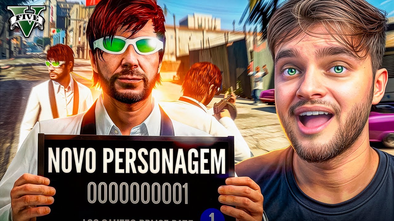 UM NOOB JOGANDO GTA ONLINE PELA PRIMEIRA VEZ KKKKKKKKK