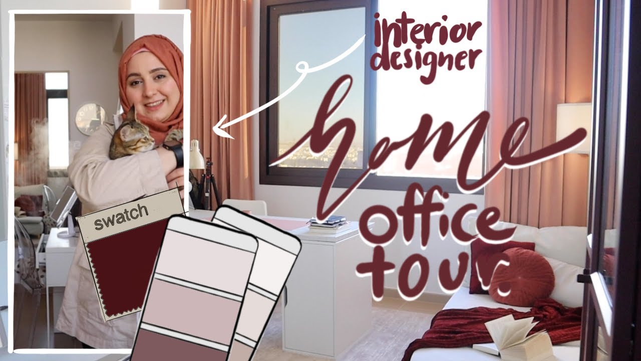 Home Office Tour of an Interior Designer/Content Creator - YouTube